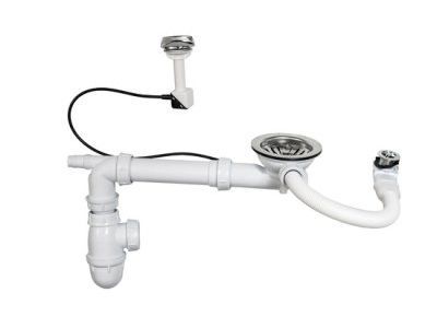 Сифон для чаши из искуственного камня (1 чаша) "3 1/2" - фото в Миди Лтд Изображение товара Сифон для чаши из искуственного камня (1 чаша) "3 1/2" в Миди Лтд