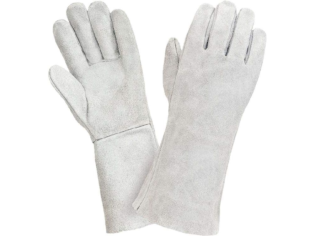 Изображение товара Краги спилковые МЕТАЛЛУРГ серые (6шт/уп)(144шт/уп) в Миди Лтд