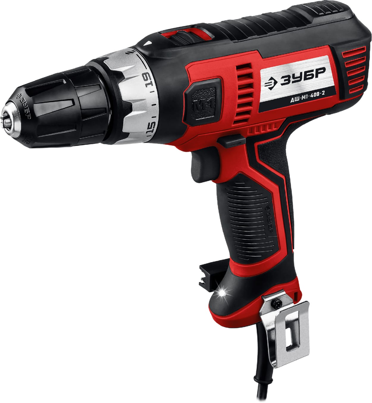 Дрель-шуруповерт сетевая ЗУБР 400Вт 0-450/0-1800 об/мин - фото в Миди Лтд Изображение товара Дрель-шуруповерт сетевая ЗУБР 400Вт 0-450/0-1800 об/мин в Миди Лтд