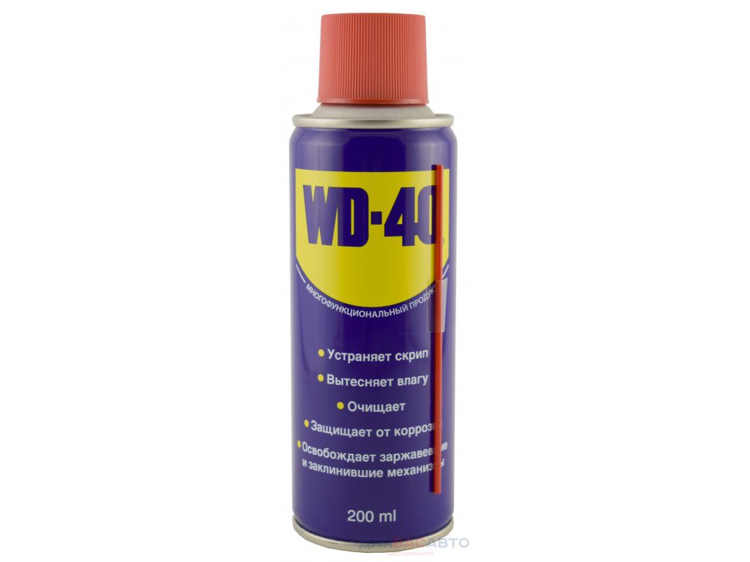 Средство универсальное WD-40 200мл (36шт/уп) - фото в Миди Лтд Изображение товара Средство универсальное WD-40 200мл (36шт/уп) в Миди Лтд