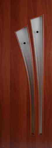 Полотно дверное ПО Ветка  со стеклом фьюзинг ламинированное итальянский орех 800 - фото в Миди Лтд Изображение товара Полотно дверное ПО Ветка  со стеклом фьюзинг ламинированное итальянский орех 800 в Миди Лтд