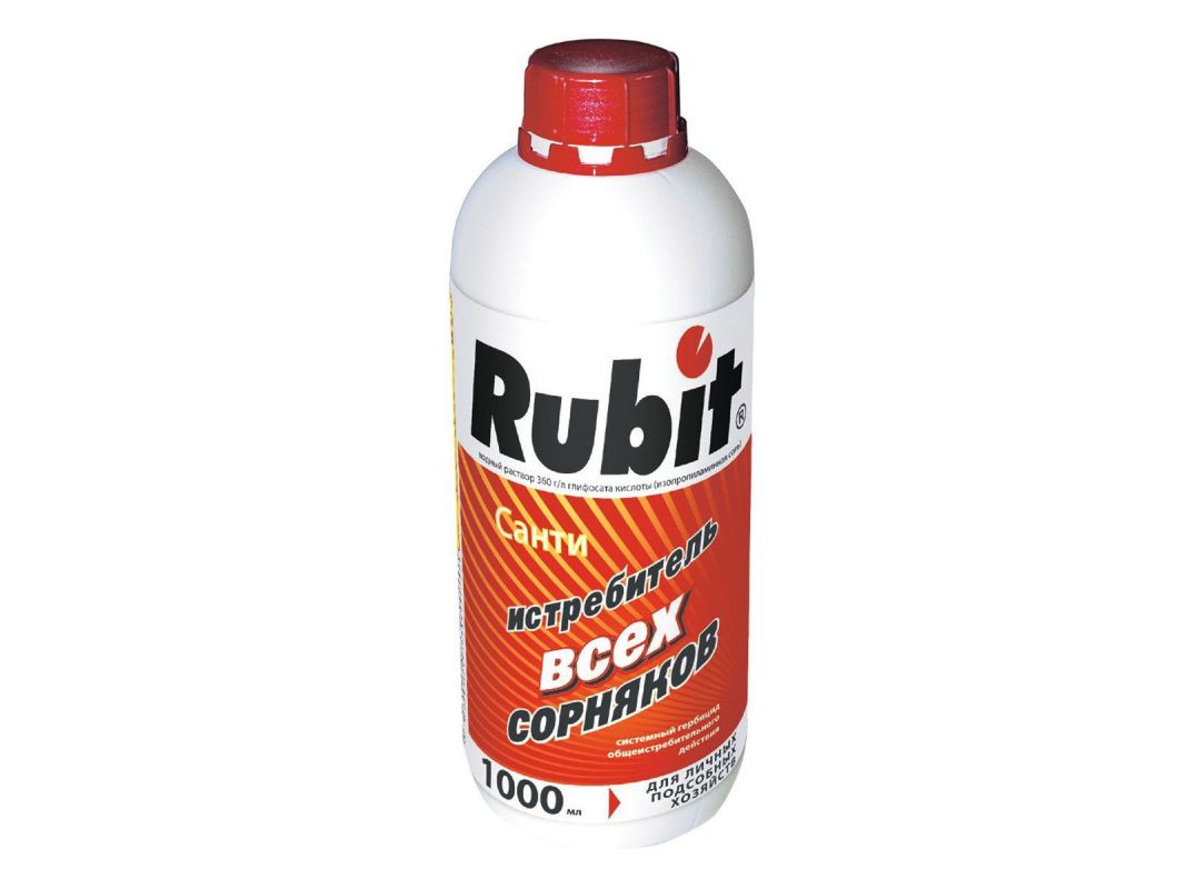 Изображение товара Средство РУБИТ САНТИ д/ун. сорняков 1л (12шт/уп) в Миди Лтд