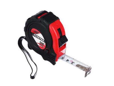 Изображение товара Рулетка  5м*19мм РОКОТ с обрезиненным корпусом 3 фиксаторапластик (12шт/уп)(120шт/кор) в Миди Лтд