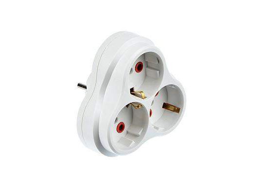 Изображение товара Разветвитель 3 гнезда с/заземлением         ХХ в Миди Лтд