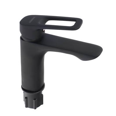 Изображение товара Смеситель для раковины СоюзКран керам картридж 35мм черный цинк SK02-М137 в Миди Лтд