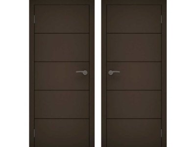 Изображение товара Полотно дверное ПГ Эмаль 11 графит 800 в Миди Лтд