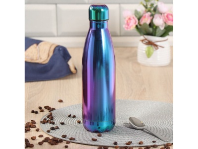 Изображение товара Термобутылка для напитков нерж сталь 0,5л (SL-50ZL7-1) Daniks Фиолетовый глитер (24шт/уп) в Миди Лтд