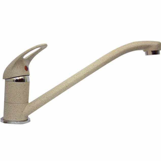 Изображение товара Смеситель д/гранитной мойки KM004 /Q2 (бежевый) низкий излив в Миди Лтд