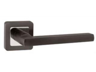 Ручки дверные PLUTON QR GR/CP-23 графит/хром - фото в Миди Лтд Изображение товара Ручки дверные PLUTON QR GR/CP-23 графит/хром в Миди Лтд