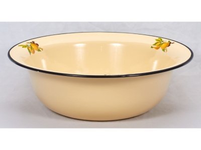 Таз эмаль кремовая 12л Фруктовая фантазия С-3024/5Км (5шт/уп) - фото в Миди Лтд Изображение товара Таз эмаль кремовая 12л Фруктовая фантазия С-3024/5Км (5шт/уп) в Миди Лтд