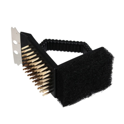 Щетка для чистки мангала 3 в 1 GRILLBOOM - фото в Миди Лтд Изображение товара Щетка для чистки мангала 3 в 1 GRILLBOOM в Миди Лтд