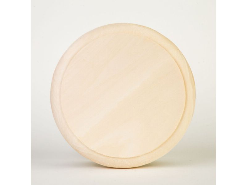 Изображение товара Клапан тарельчатый термопластик без гравировки Light wood D100мм липа в Миди Лтд