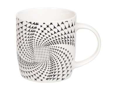 Изображение товара Кружка керамика 350мл Daniks Графика черно-белая (12шт/уп) в Миди Лтд
