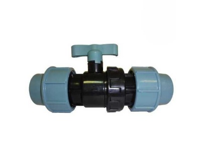 Изображение товара Кран шаровый ПНД 40 STR в Миди Лтд