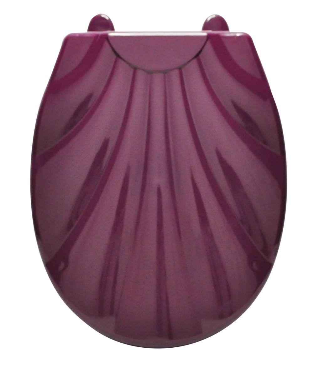 Сиденье для унитаза жесткое с детской накладкой  "Ракушка LUX" фиолетовое (1/10уп) - фото в Миди Лтд Изображение товара Сиденье для унитаза жесткое с детской накладкой  "Ракушка LUX" фиолетовое (1/10уп) в Миди Лтд