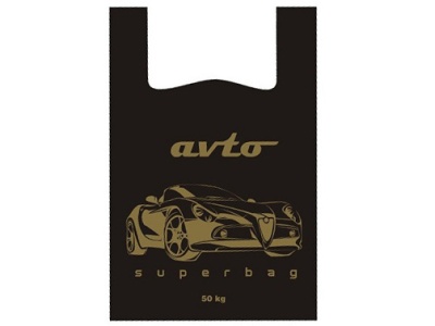 Пакет-майка 43*69см 25мкм Авто черная (50шт/уп) - фото в Миди Лтд Изображение товара Пакет-майка 43*69см 25мкм Авто черная (50шт/уп) в Миди Лтд