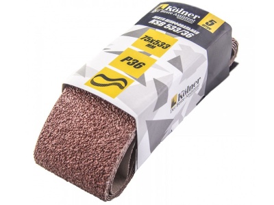 Изображение товара Лента шлифовальная 533*75 мм Р36 Kolner KSB 533/36  (5шт /п) в Миди Лтд