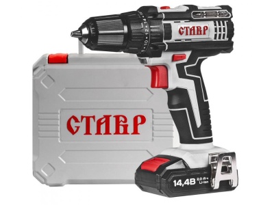 Дрель-шуруповерт аккумуляторная Ставр ДА-14,4ЛК (2аккум) кейс - фото в Миди Лтд Изображение товара Дрель-шуруповерт аккумуляторная Ставр ДА-14,4ЛК (2аккум) кейс в Миди Лтд
