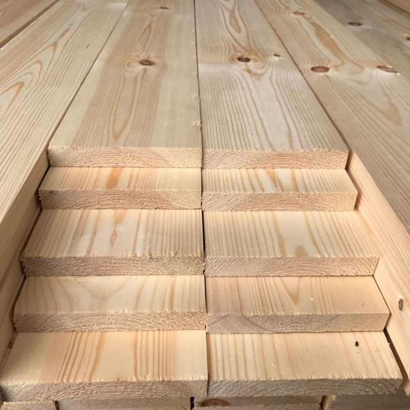 Изображение товара Доска строганная сухая 25*140*6м (4шт/уп)(3,36м2) в Миди Лтд