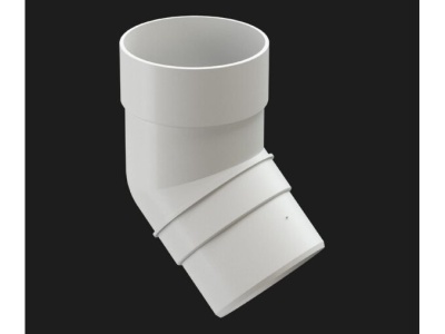 Колено 45 DOCKE LUX Пломбир диаметр 100мм - фото в Миди Лтд Изображение товара Колено 45 DOCKE LUX Пломбир диаметр 100мм в Миди Лтд