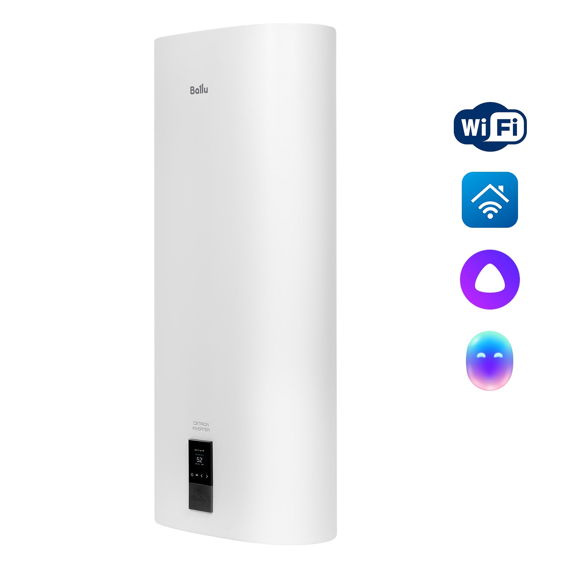 Изображение товара Водонагреватель аккумуляционный электрический Ballu BWH/S 50 Cetrion Inverter (50л) сухой тен, эмаль в Миди Лтд