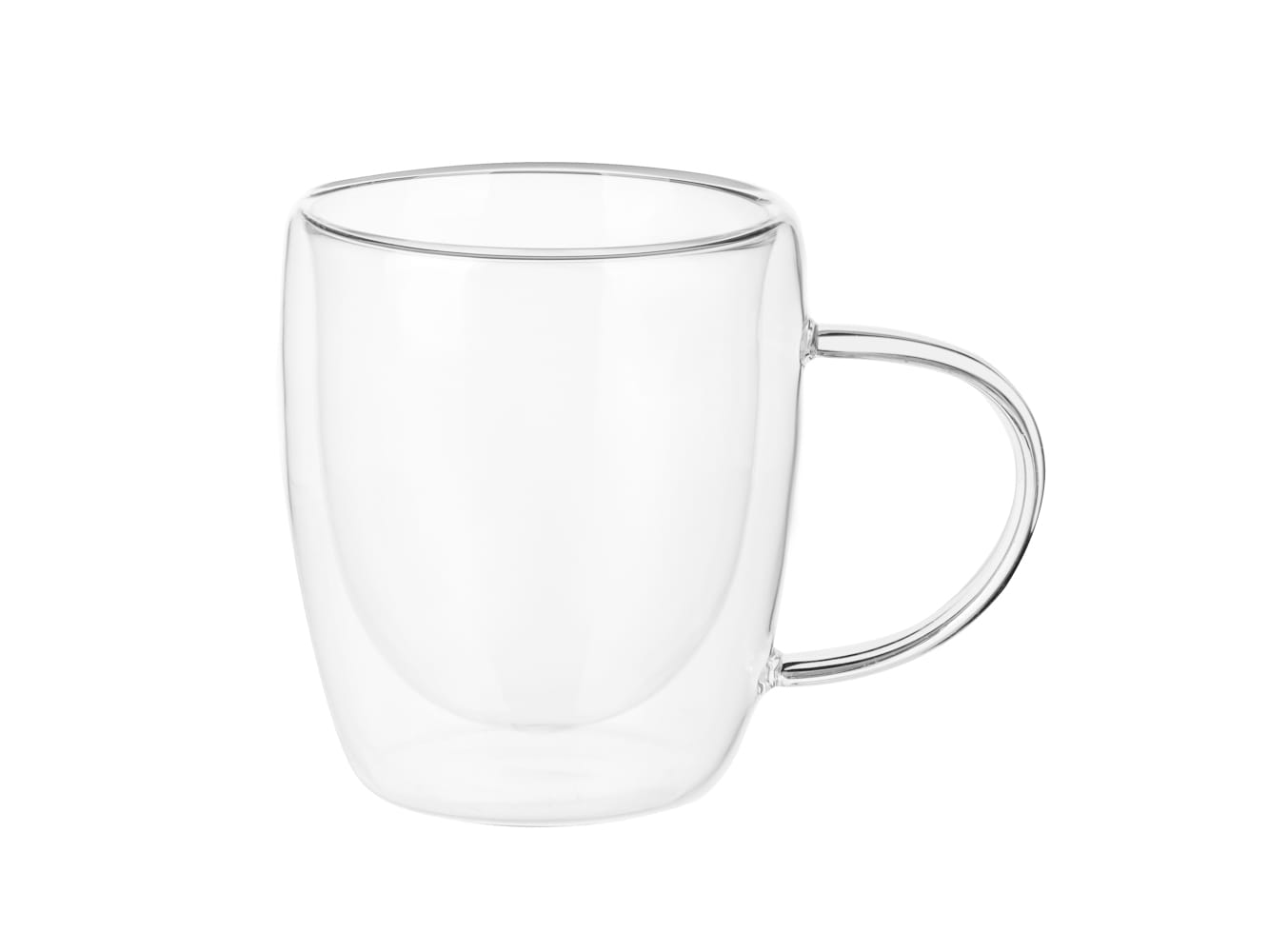 Изображение товара Кружка с двойными стенками 350мл 9,4*6,5*10,6см стекло SATOSHI (48шт/уп) в Миди Лтд