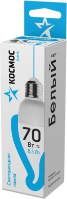 Изображение товара Лампа светодиодная Космос CN 8.5W E27 4500K 220В в Миди Лтд