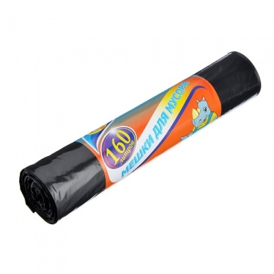 Мешки для мусора 160л, 10шт (15шт/кор) - фото в Миди Лтд Изображение товара Мешки для мусора 160л, 10шт (15шт/кор) в Миди Лтд