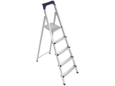 Изображение товара Лестница-стремянка 6-ти ступенчатая jackson высота до верхней площ 128,5см 7,4кг в Миди Лтд
