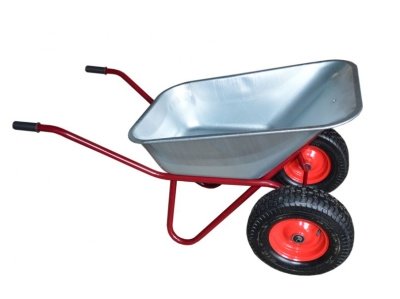 Тачка двухколесная  110/180кг (без колес d20) (F) красная - фото в Миди Лтд Изображение товара Тачка двухколесная  110/180кг (без колес d20) (F) красная в Миди Лтд