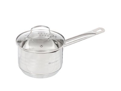 Изображение товара Ковш нерж сталь Daniks 2л крышка стекло индукция Токио (6шт/уп) в Миди Лтд