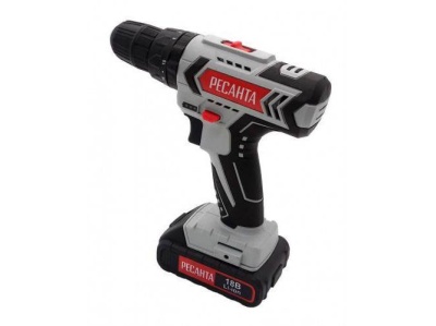 Дрель-шуруповерт аккумуляторная ДА-18-2ЛК-У Ресанта - фото в Миди Лтд Изображение товара Дрель-шуруповерт аккумуляторная ДА-18-2ЛК-У Ресанта в Миди Лтд