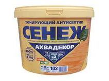 Изображение товара Антисептик СЕНЕЖ АКВАДЕКОР Х2-109 (орех) 9кг (60шт/пал) в Миди Лтд