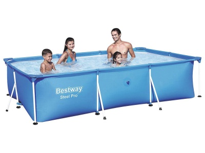 Изображение товара Бассейн каркасный BESTWAY STEEL PRO ПВХ 300*201*66см 3300л 56404 в Миди Лтд