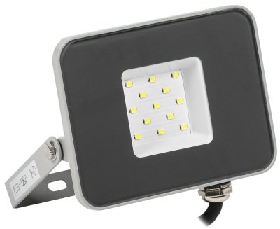 Прожектор светодиодный 10Вт ИЭК СДО 07-10 LED 6500К IP65 серый - фото в Миди Лтд Изображение товара Прожектор светодиодный 10Вт ИЭК СДО 07-10 LED 6500К IP65 серый в Миди Лтд