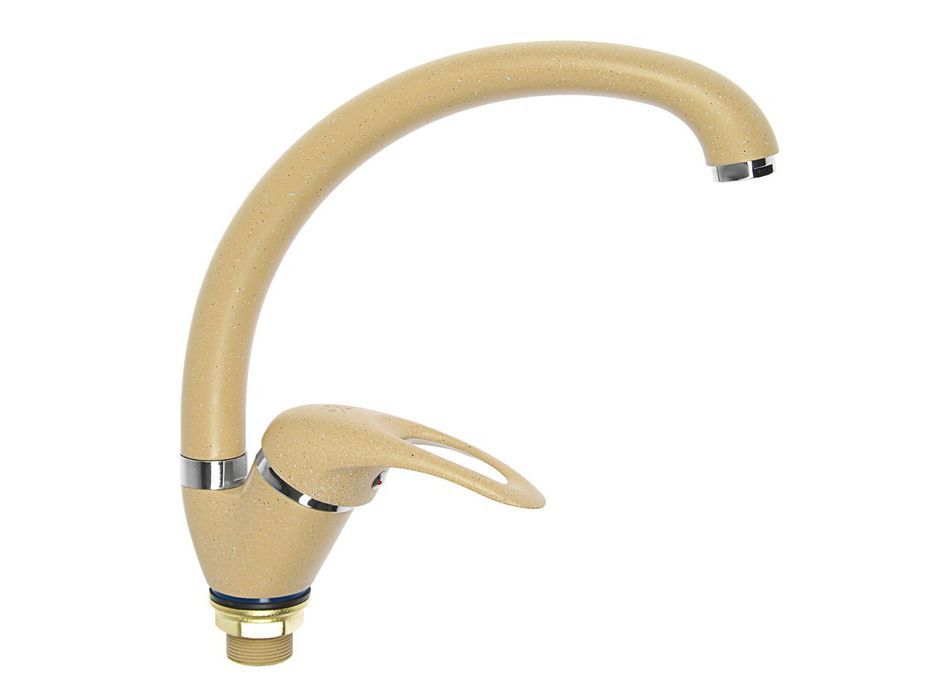 Изображение товара Смеситель для кухни высок. излив 40к (ПЕСОЧНЫЙ) FM4104S Fmark в Миди Лтд