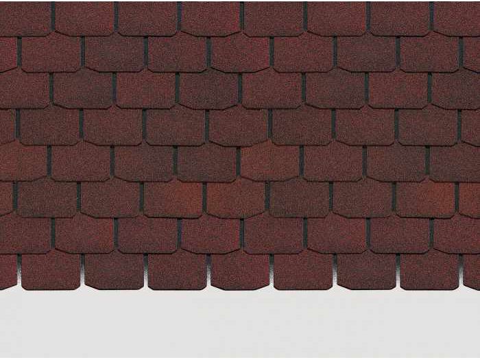Черепица гибкая битумная DOCKE PIE Standart Крона 1000*333мм Красная (3,1м2/уп) - фото в Миди Лтд Изображение товара Черепица гибкая битумная DOCKE PIE Standart Крона 1000*333мм Красная (3,1м2/уп) в Миди Лтд