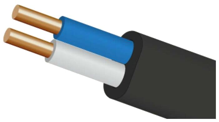 Кабель ВВГ-Пнг 2х4 черный ГОСТ (100м/бухта) - фото в Миди Лтд Изображение товара Кабель ВВГ-Пнг 2х4 черный ГОСТ (100м/бухта) в Миди Лтд