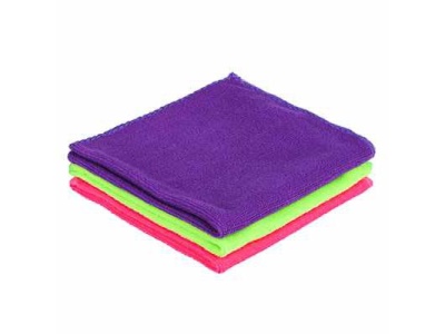 Набор салфеток из микрофибры универсальные 30*30см (3шт/уп) 3 цвета VETTA - фото в Миди Лтд Изображение товара Набор салфеток из микрофибры универсальные 30*30см (3шт/уп) 3 цвета VETTA в Миди Лтд