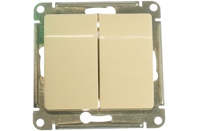 Выключатель 2-кл Schneider Glossa 10А бежевый - фото в Миди Лтд Изображение товара Выключатель 2-кл Schneider Glossa 10А бежевый в Миди Лтд