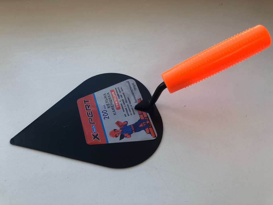 Кельма каменщика 200мм Сердце пластиковая ручка XPERT (60шт/уп) - фото в Миди Лтд Изображение товара Кельма каменщика 200мм Сердце пластиковая ручка XPERT (60шт/уп) в Миди Лтд