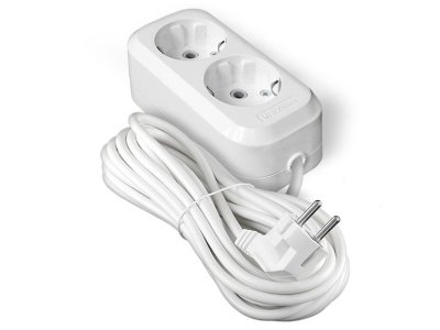 Удлинитель 2 гнезда с/з 7м (30шт/кор) - фото в Миди Лтд Изображение товара Удлинитель 2 гнезда с/з 7м (30шт/кор) в Миди Лтд