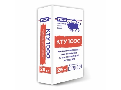 Изображение товара Клей для теплоизоляции ПСС КТУ ОК1000 армирующий 25кг (48шт/пал) в Миди Лтд