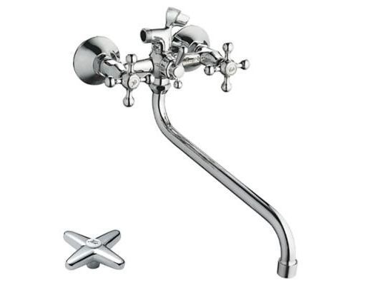 Изображение товара Смеситель ванна "Cron" длин. нос CN2220 в Миди Лтд