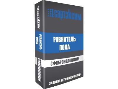 Изображение товара Ровнитель пола САРТЭКСИМ с фиброволокном 25кг  (48шт/пал) в Миди Лтд