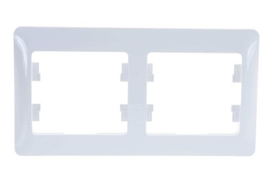 Рамка 2-ая Schneider Glossa горизонтальная белая - фото в Миди Лтд Изображение товара Рамка 2-ая Schneider Glossa горизонтальная белая в Миди Лтд