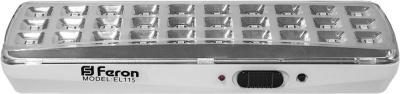 Изображение товара Светильник аккум Feron EL115 30 LED 205*65*30 в Миди Лтд