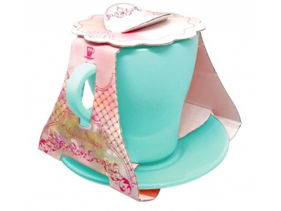 Чайный набор Апрель 2пр бирюзовый Х - фото в Миди Лтд Изображение товара Чайный набор Апрель 2пр бирюзовый Х в Миди Лтд