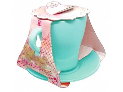 Изображение товара Чайный набор Апрель 2пр бирюзовый Х в Миди Лтд