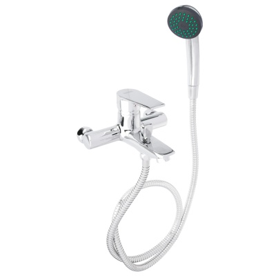 Изображение товара Смеситель для ванны СоюзКран с душем короткий излив однорычажный SK1086 хром в Миди Лтд